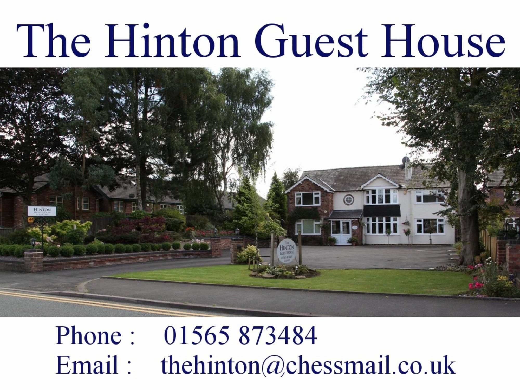 The Hinton Guest House Knutsford Bagian luar foto